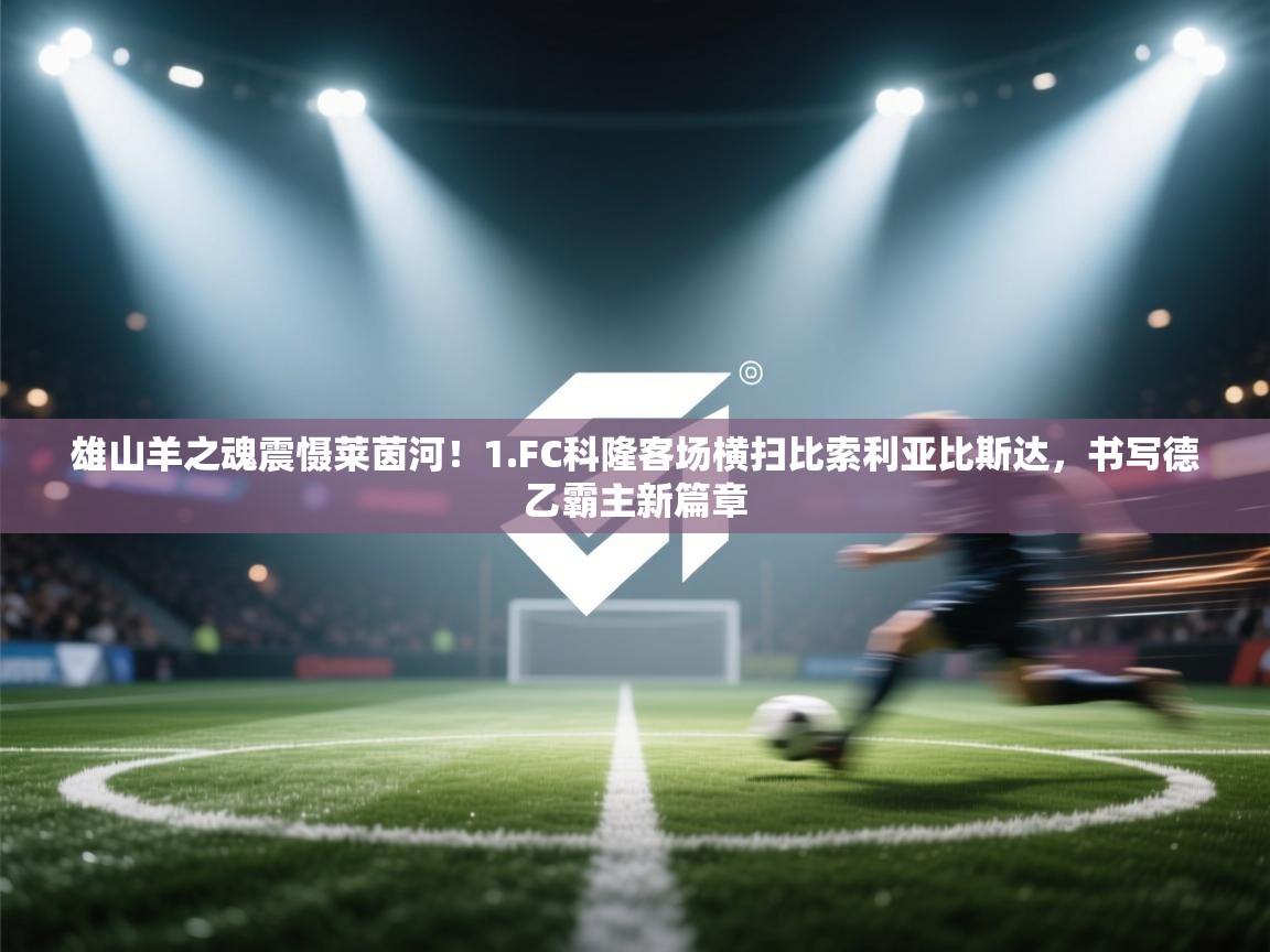 雄山羊之魂震慑莱茵河!1.FC科隆客场横扫比索利亚比斯达,书写德乙霸主新篇章 第1张