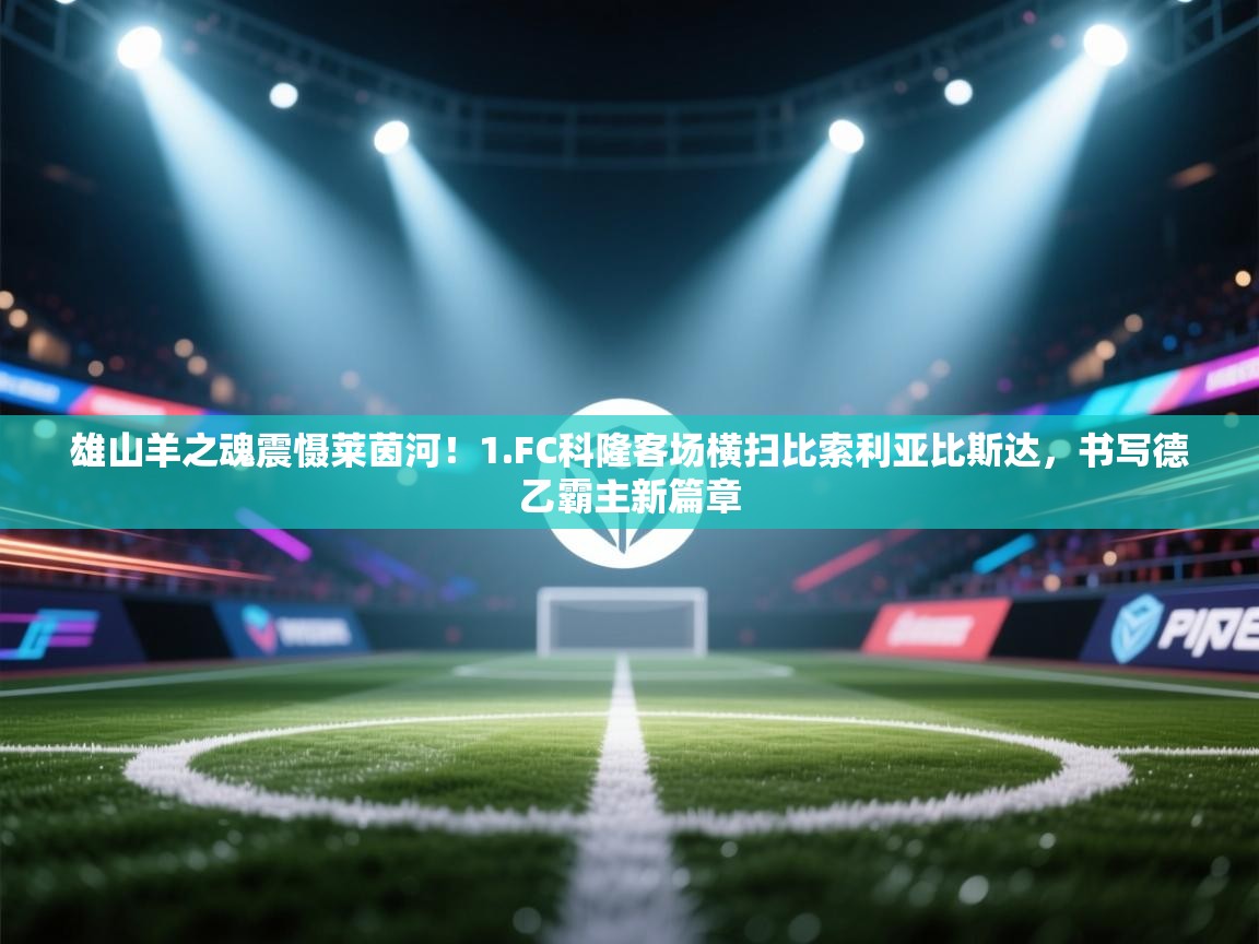 雄山羊之魂震慑莱茵河!1.FC科隆客场横扫比索利亚比斯达,书写德乙霸主新篇章 第2张